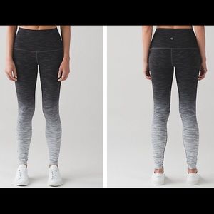 lululemon wunder under pant hi-rise*ombre melange